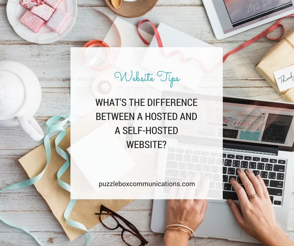 What's the difference between a hosted and a selfhosted website